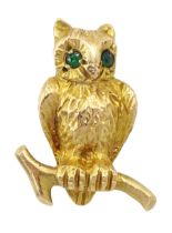9ct gold owl charm/pendant