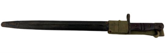 U.S.WWI bayonet and scabbard marked '18'