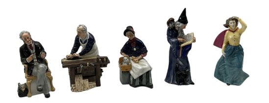 Five Royal Doulton figures comprising New Companion HN2770