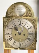 Hindley of York - early 18th century brass dial and 8-day movement