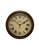 Russell's of Malvern - single fusee 8-day wall clock c1920