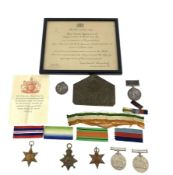 Kings South Africa medal with South Africa 1901 and 1902 bars and 1914 Star to Pte H Martin Scots G