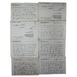 Eleven World War II prisoner of war postcards sent by John Robert Jackson from Stalag XXB 1941-1944
