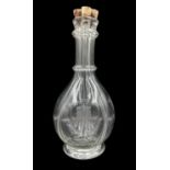 Early 20th century four section advertising decanter for "The Real American Cocktail Big Tree Brand