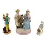 Large 19th century Bisque figure group