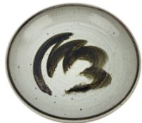 David Lloyd-Jones (1928-1994) Large1960s studio pottery bowl with stylised glaze from the Fulford st