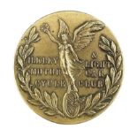 Early 20th century 9ct gold medallion for Ilkley Motorcycle & Light Car Club