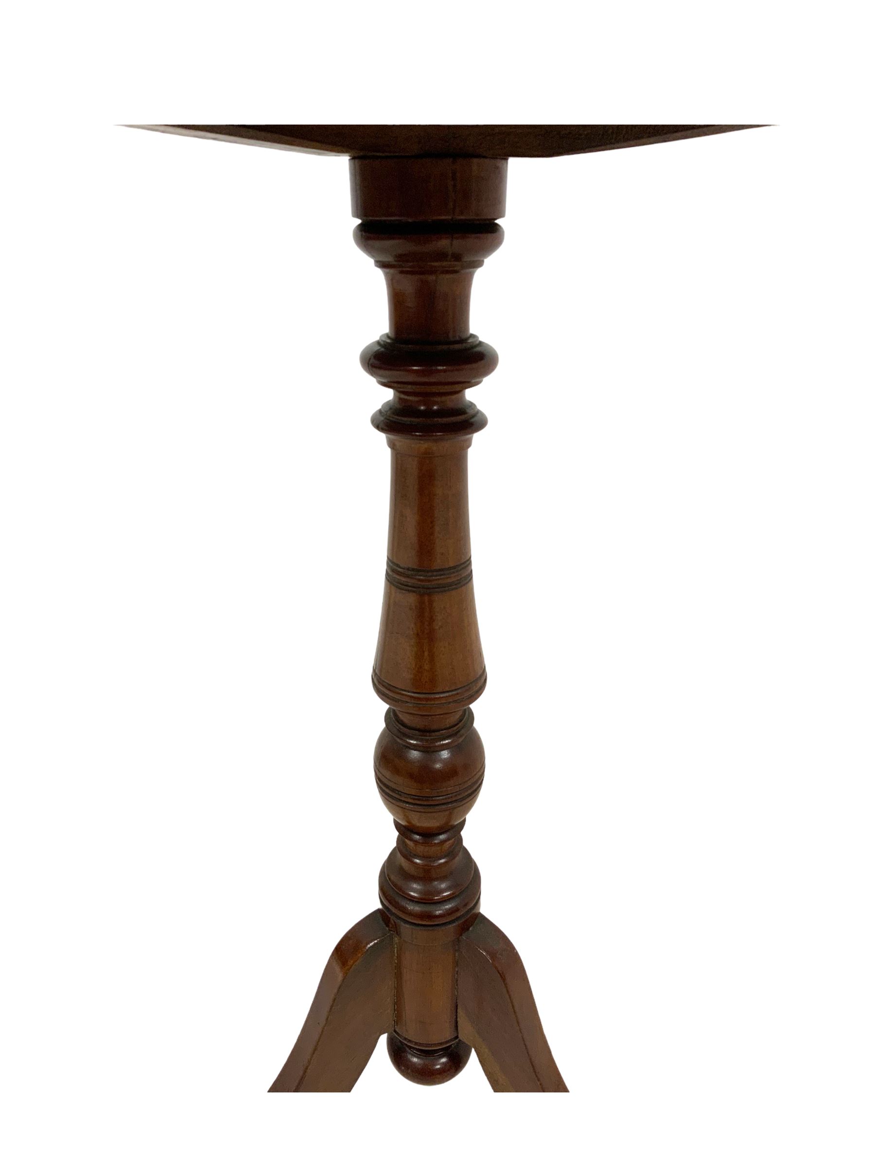 Late 19th century walnut wine table - Image 3 of 5