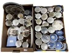 Quantity of commemorative ware to include Victoria Jubilee tankard