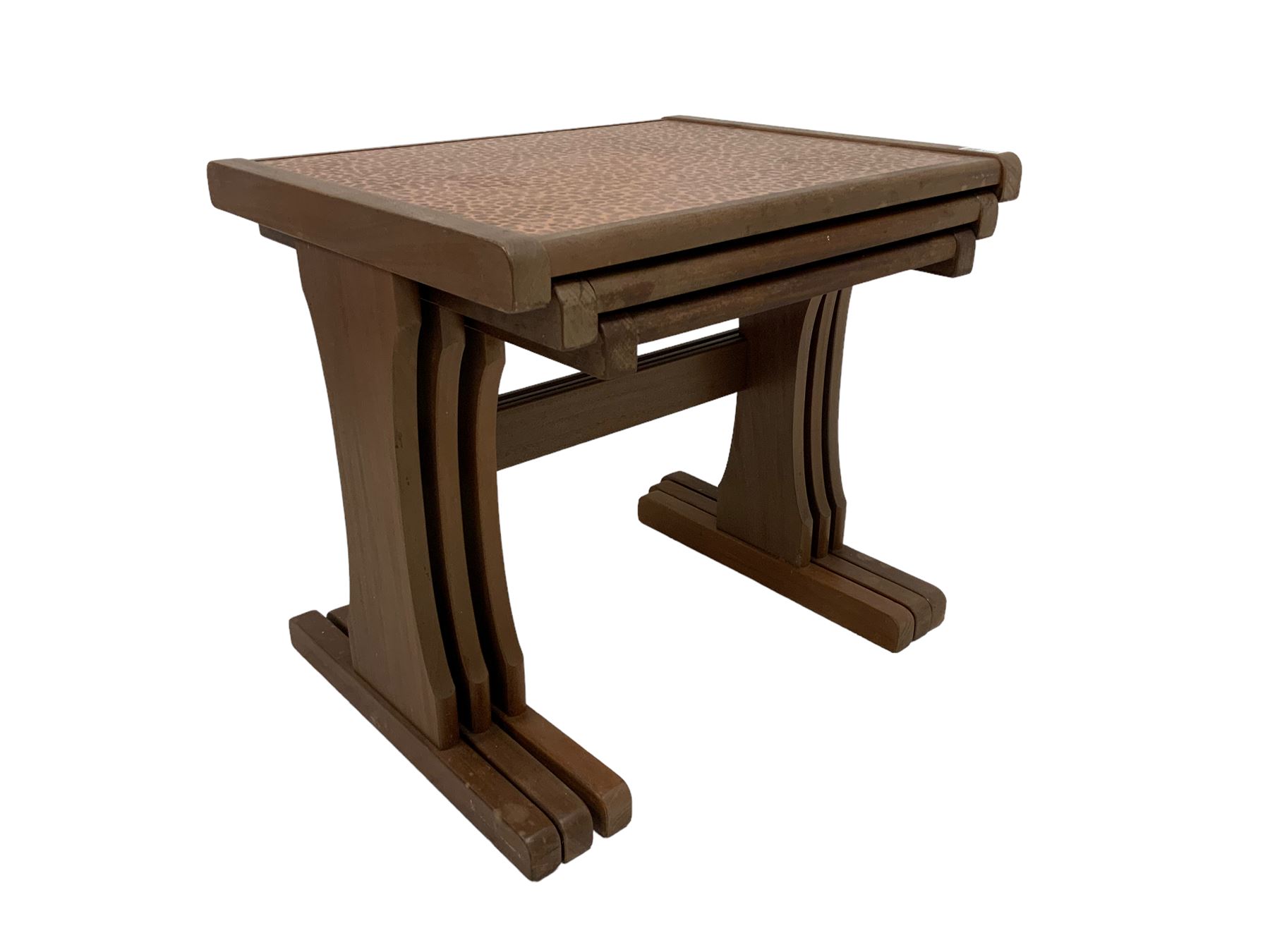 G Plan - mid-20th century teak nest of three graduating tables - Image 3 of 5