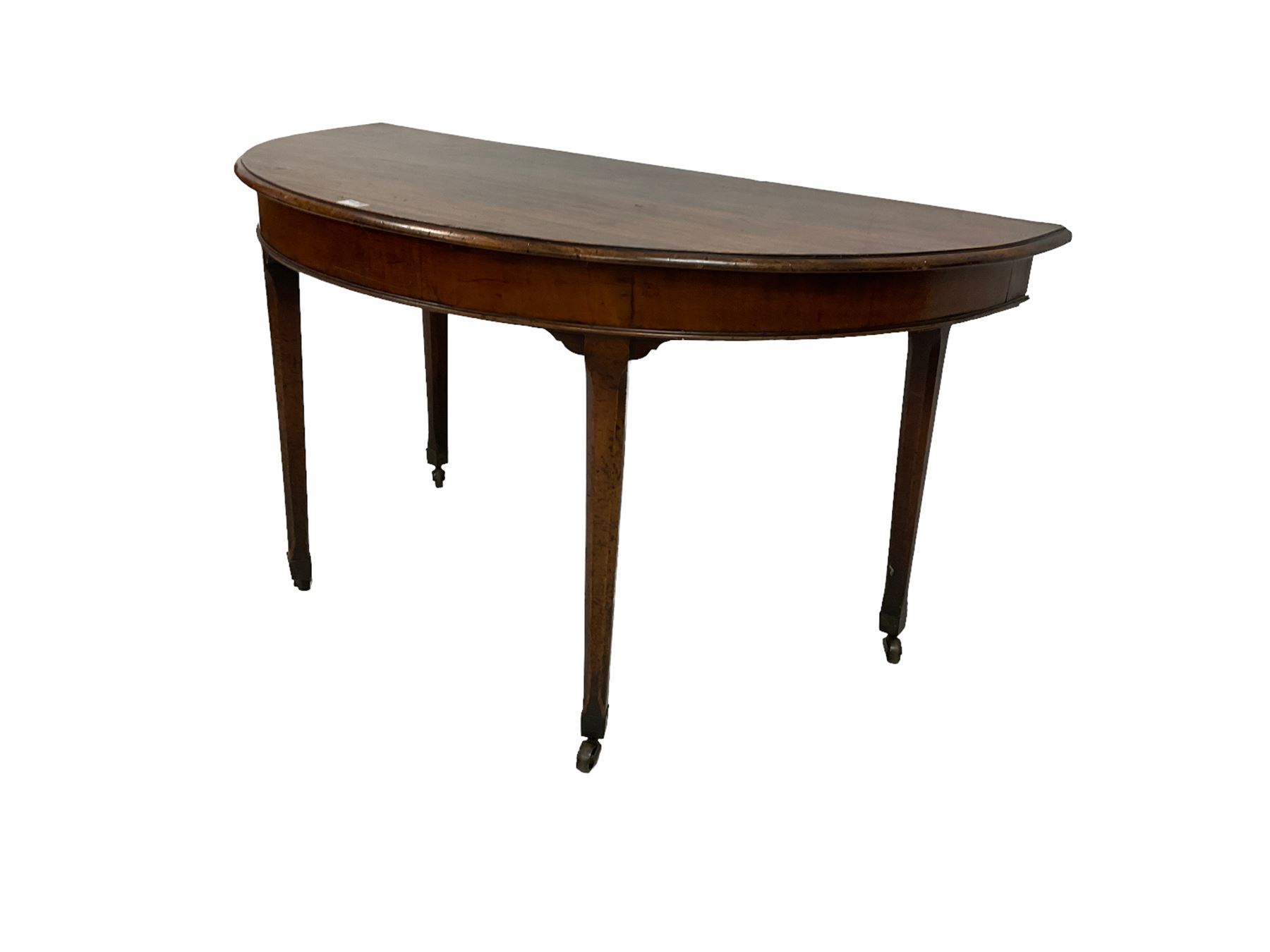 Early 19th century mahogany D end side table - Image 5 of 5