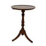 Late 19th century walnut wine table