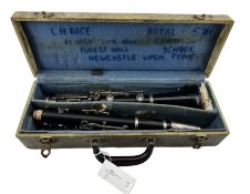 Cased Boosey and Hawkes clarinet