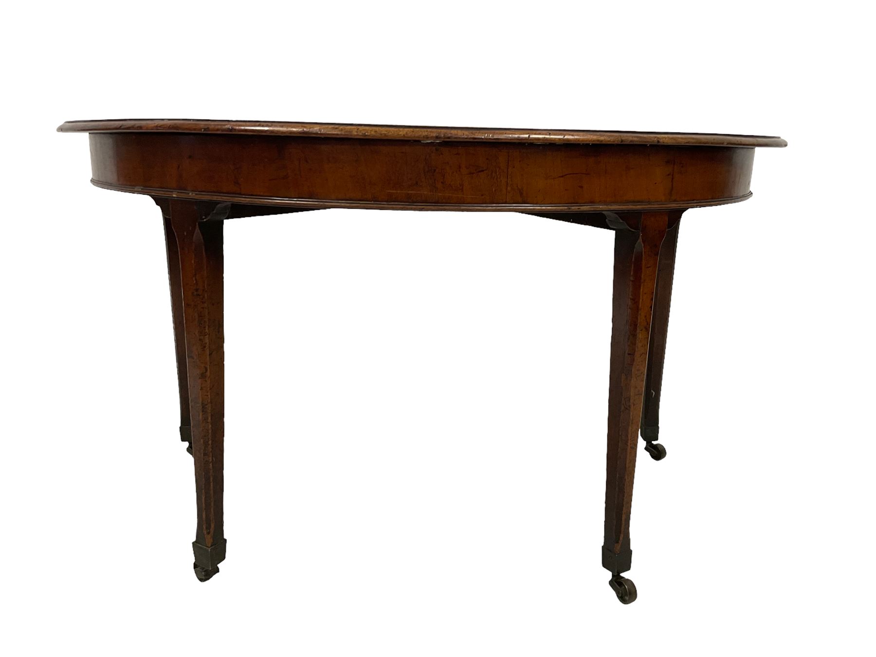 Early 19th century mahogany D end side table - Image 3 of 5