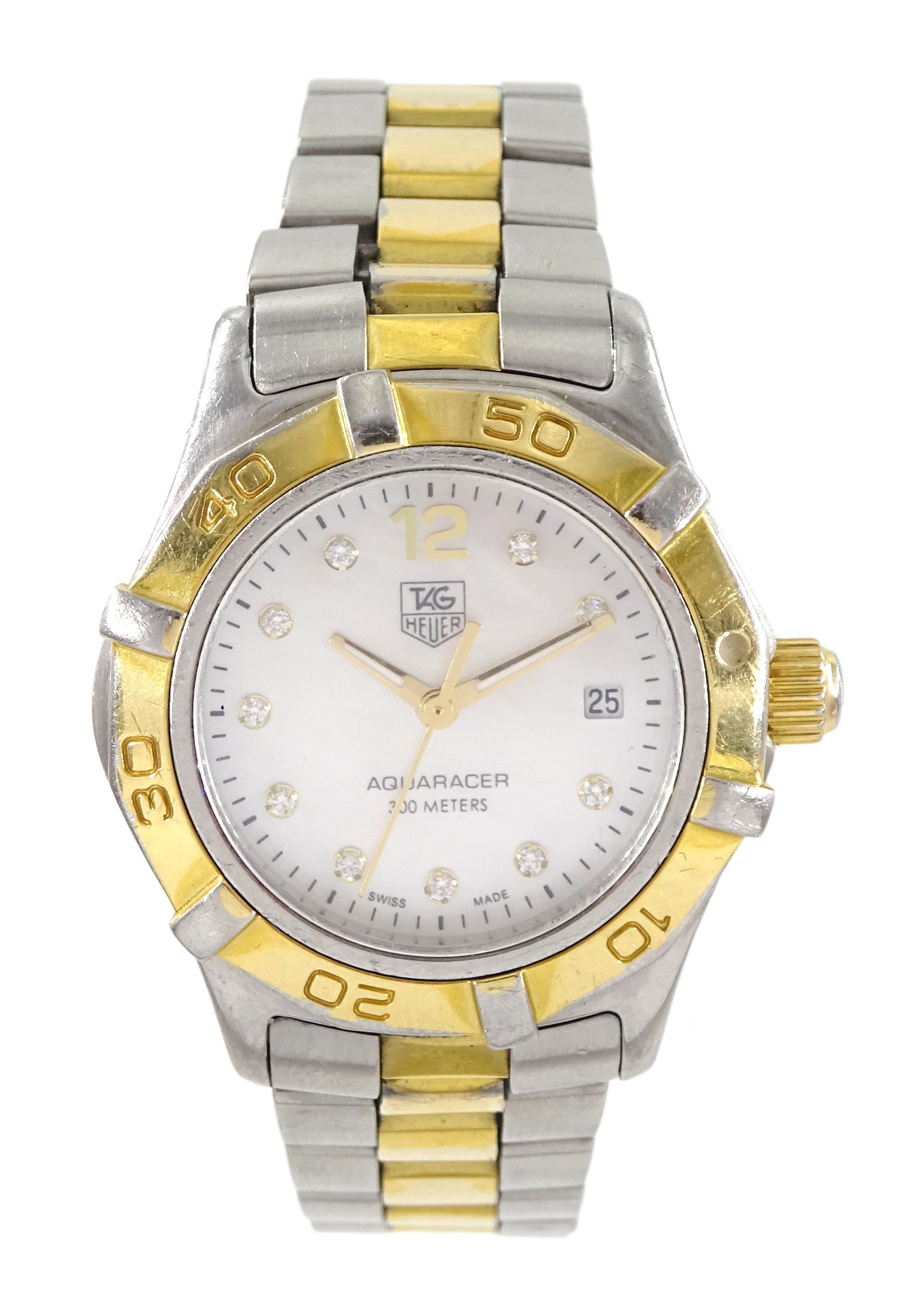 Tag Heuer Aquaracer WAF1425 ladies quartz wristwatch