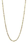 18ct gold fancy link chain necklace