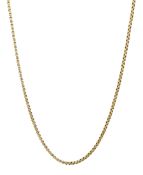 Early 20th century 15ct gold circular link chain necklace