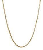 Early 20th century gold circular link chain necklace