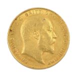 King Edward VII 1910 gold full sovereign coin