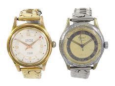 Roamer Rotopower automatic 21 jewels wristwatch and a Ogival manual wind wristwatch
