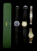 Tissot Seastar and Tissot PR 100 ladies quartz wristwatches