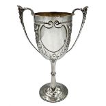 Edwardian silver trophy