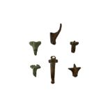 Roman British - Roman copper alloy headstud brooch complete with pin