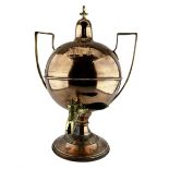 Early to mid 19th century copper and brass samovar