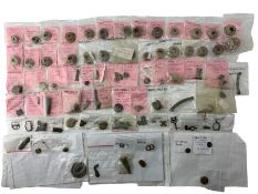 Medieval to Post Medieval - large collection of spindle whorls together with other detectorist findi
