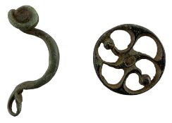 Iron Age copper alloy Triskele fob pendant