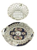 19th century Samson porcelain basket