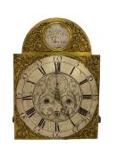 Kidd of Malton - 18th century 8-day brass dial and movement measuring 12 x17"