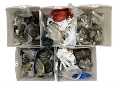 Large collection of unsorted mixed metal detectorist finds to include various coins