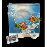 Swarovski crystal SCS Annual Edition 'Wonders of the Sea' model 'Harmony' with plaque