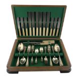 Set of plated cutlery for six covers by Frank Cobb & Co.