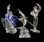 Three Swarovski crystal SCS Annual Edition 'Magic Of Dance' figures comprising Isadora - 2002