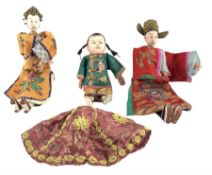 Two early to mid 20th century Chinese Opera dolls