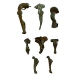 Roman British - collection eight copper alloy head-stud