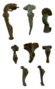Roman British - collection eight copper alloy head-stud