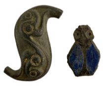 Roman British or Iron age copper alloy Dragonesque brooch
