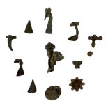 Roman British - Roman copper alloy hollow cast fibula or crossbow brooch