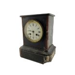 19th century - French striking Belgium slate mantle clock.