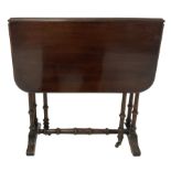 Small Regency style mahogany Sutherland table