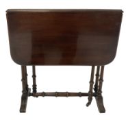 Small Regency style mahogany Sutherland table
