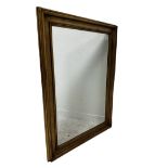 Rectangular gilt framed wall mirror