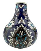 Burmantofts Faience Anglo-Persian bottle vase
