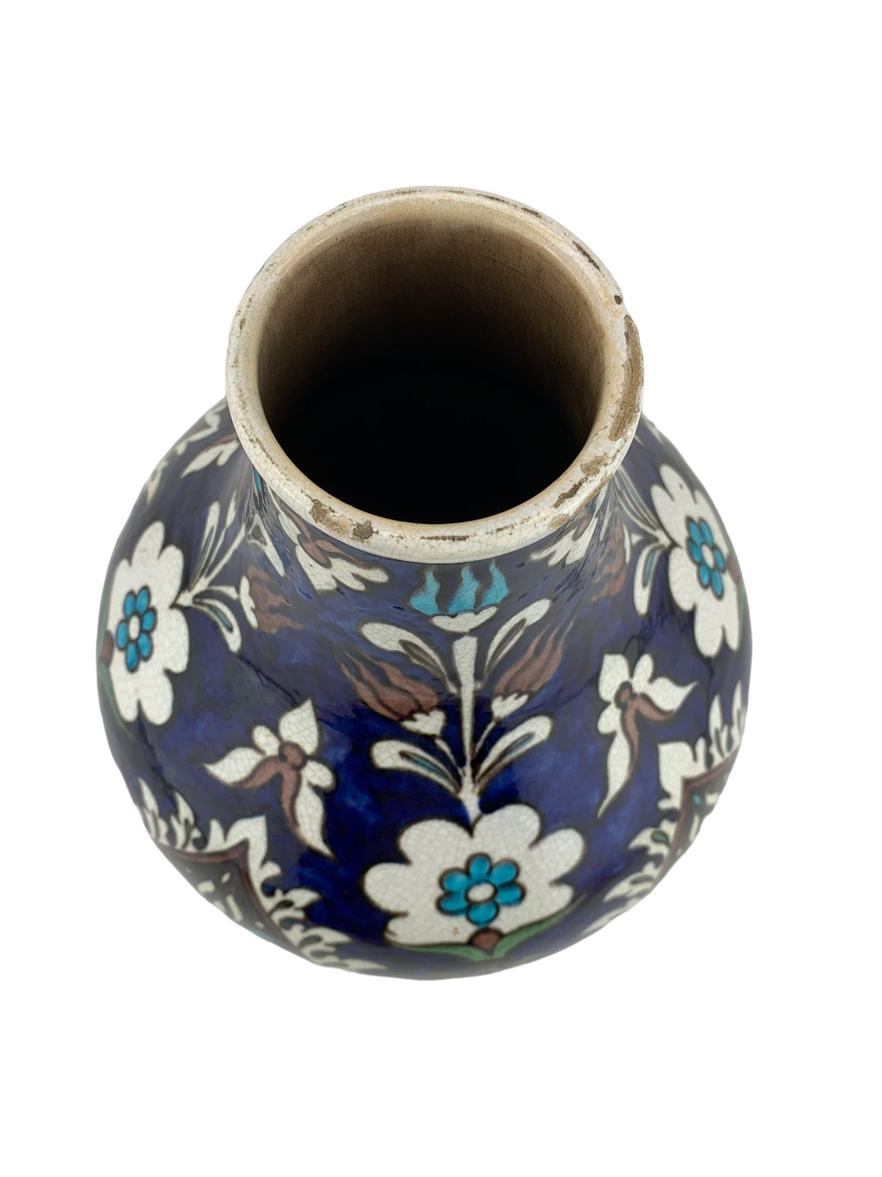 Burmantofts Faience Anglo-Persian bottle vase - Image 6 of 7