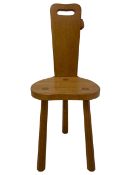 Rabbitman - oak spinning or hall chair