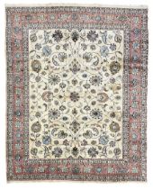 Persian Meshed ivory ground carpet