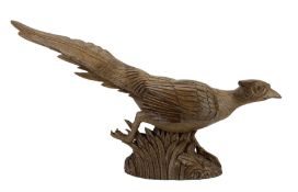 Mouseman - carved oak Pheasant